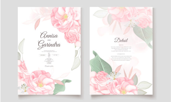 Download Romantic Wedding Invitation Card Flower - Romantic Collection